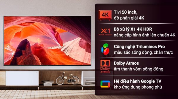 Tivi Sony 4K 50 inch KD-50X80L