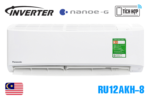 Điều hoà Panasonic Inverter 12000 BTU 1 chiều CU/CS-RU12AKH-8 gas R-32