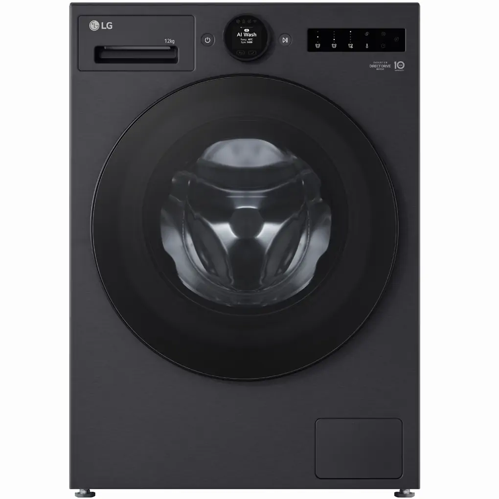 Máy giặt lồng ngang LG AI DD™ Inverter 12kg màu đen FX1412S3K