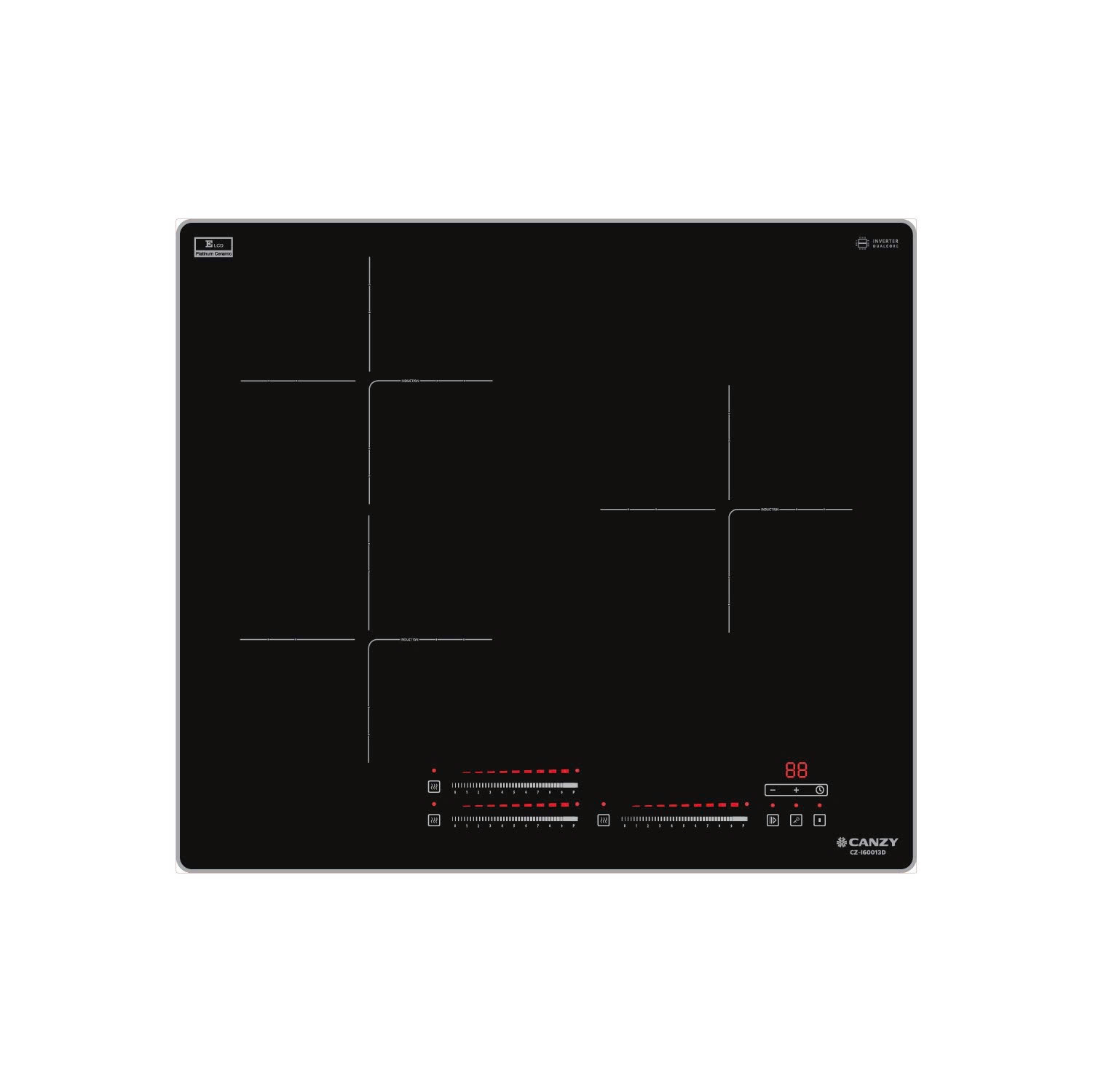 Bếp Từ Ba Vùng Nấu Canzy CZ-I60013D