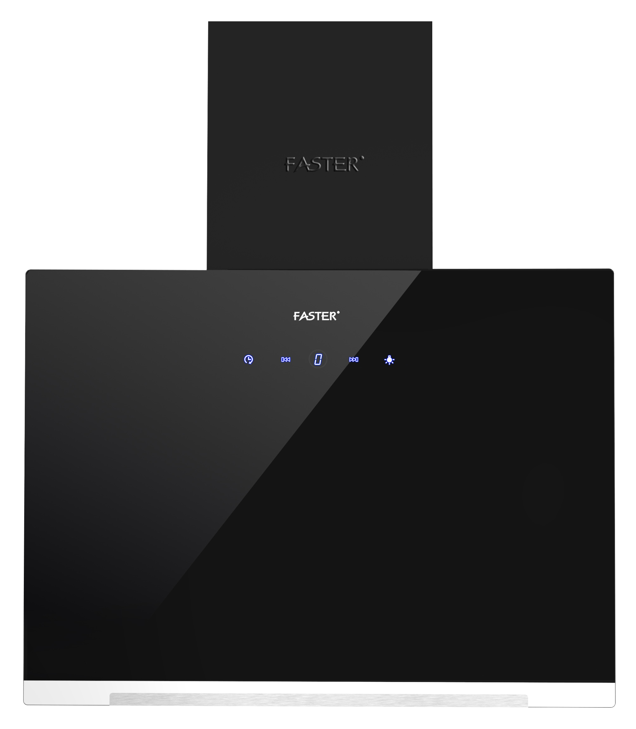 Máy hút mùi áp tường màu đen cảm ứng 70cm Faster FS 1770