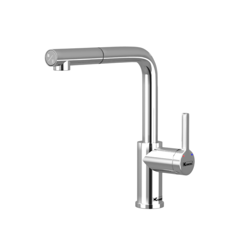 Vòi rửa bát dây rút Lumo Smart Chrome